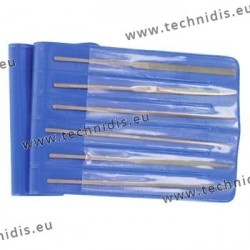 Set of 6 needle files