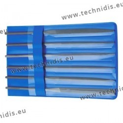Set of 6 needle files