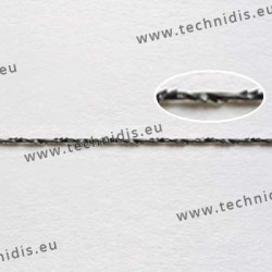 Fine spiral twisted saw blades