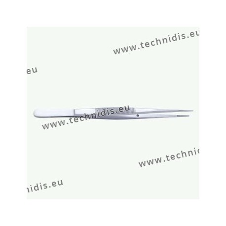 Tweezers with straight serrated points