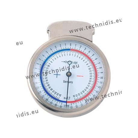 Lens clock with steel tips