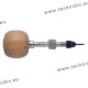 Screwdriver with oversized wood ball handle