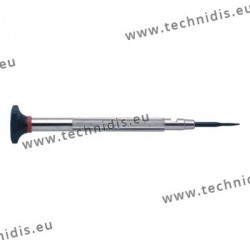 Screwdriver with flat blade diameter 1.0 mm