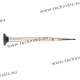 Screwdriver with screw chuck and flat blade diameter 1.5 mm