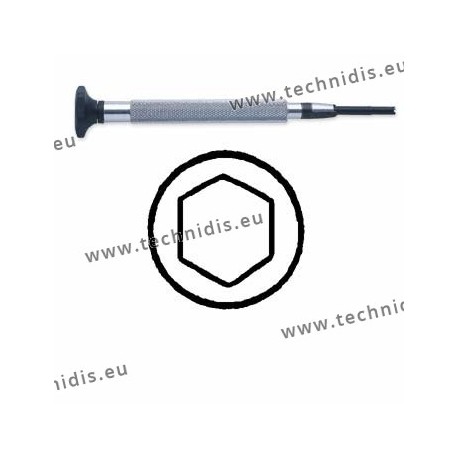 Wrench for 2.2 mm hexagonal nuts