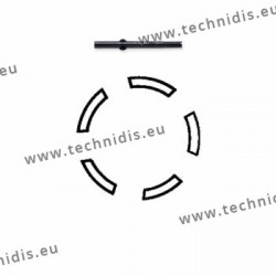 Replacement blade - 5-point star nuts
