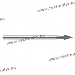 Conical tool steel cutter diameter 3.0 mm