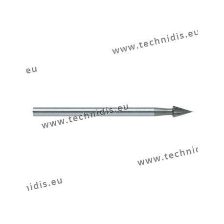 Conical tool steel cutter diameter 3.0 mm