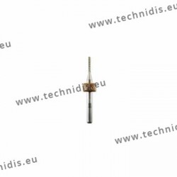 Tungsten carbide cutter with crossed teeth diameter 0.8 mm