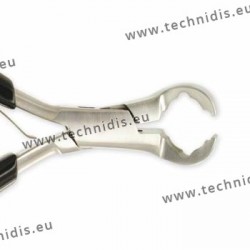 Side plier for removing Briot blocks