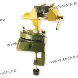 Precise mechanical bench vice