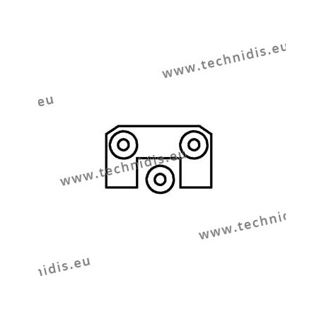 Replacement nylon jaws for PI-232/B