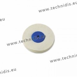 Soft felt wheel, plastic center, diameter 100 mm