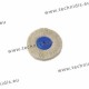 Cotton yarn brush, plastic center, diameter 95 mm
