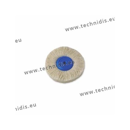 Cotton yarn brush, plastic center, diameter 95 mm