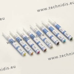 Pens for colouring the edge of lenses
