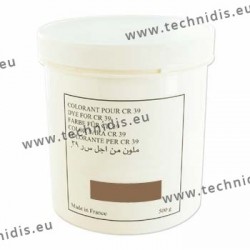 Colorant en poudre brun - Pot de 500 g