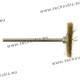 Brass wire brush