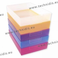 Job trays - fuchsia pink - 240 x 167 x 49 mm