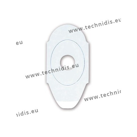 Lens edging pads - oval - Ellipse-Nano - 17x30 mm