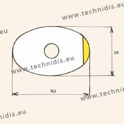 Films for coated lenses - oval