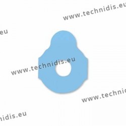 Lens edging pads for hard blocks - 24 mm