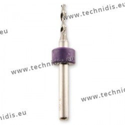 Tungsten carbide twist drill bits diameter 1.9 mm