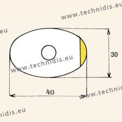 Films for coated lenses - oval large size