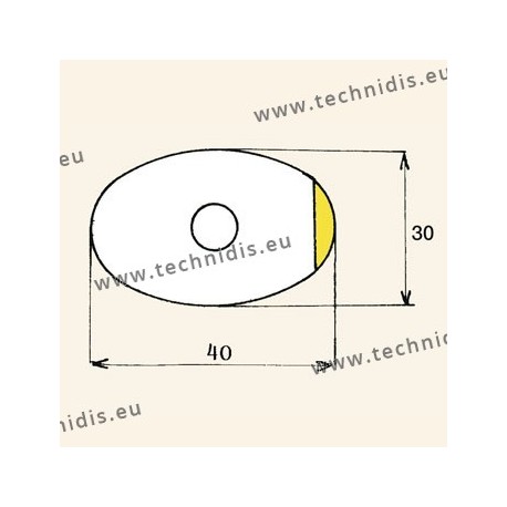 Films for coated lenses - oval large size