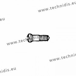 Screw for closing blocks and hinges 1.4 x 1.9 x 5.4 - white