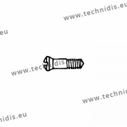 Screw for closing blocks and hinges 1.4 x 1.9 x 5.8 - white