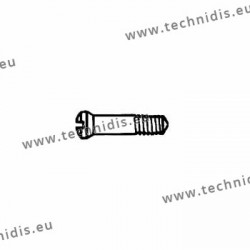 Screw for closing blocks and hinges 1.4 x 1.9 x 6.8 - white