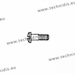 Screw for closing blocks and hinges 1.4 x 2.5 x 5.2 - white