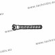 Screw in stainless steel 1.4 x 1.8 x 10.6 - white