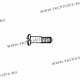Stainless steel screw 1.4 x 2.5 x 7.0 - white
