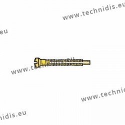 Screw with locking system by nylon thread 1.2 x 1.8 x 11 - gold