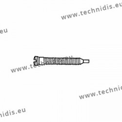 Vis auto-taraudeuses 1,5 x 1,9 x 11,5 - blanc