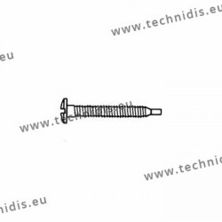 Vis auto-taraudeuses 1,3 x 2,8 x 11,5 - blanc