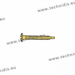 Vis auto-taraudeuses 1,4 x 2,8 x 11,5 - doré