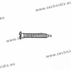 Self-tapping screw 1.5 x 2.8 x 11.5 - white