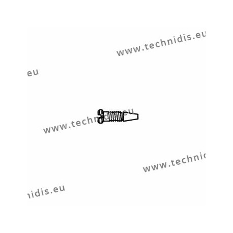 Vis auto-centreuses en acier inoxydable 1.2 x 2.0 x 3.5 - blanc