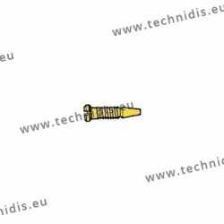 Vis auto-centreuses en acier inoxydable 1.2 x 2.0 x 4.0 - doré