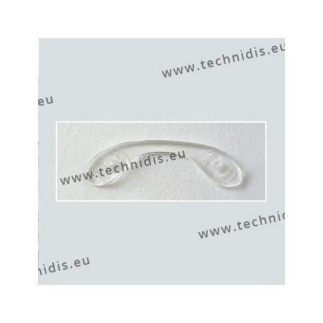 Screw on saddle pads 30.5 mm - silicone - 5 pieces