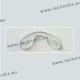 Plaquettes à clipper 23,3 mm jumelées - inserts polycarbonate - PVC - 5 pièces