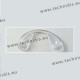 Plaquettes à clipper 30,5 mm jumelées - inserts polycarbonate - PVC - 5 pièces