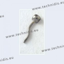 Nose pad arms for screw on nose pads - nickel plated