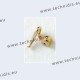 Nose pad arms for screw on nose pads - gold plated