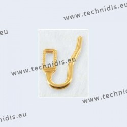 Nose pad arms for Primadonna nose pads - gold plated