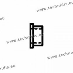 Plastic bushing 1.4 x 2.8 x 1.3 mm