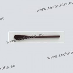 Cylindrical temple tips - brown
